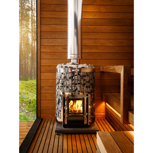 Harvia Stainless Steel Sauna Wood Stove Chimney Kit in Stainless Steel | WHP1500