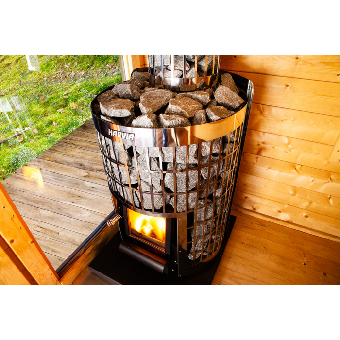 Harvia Cilindro 16 16kW Wood-Burning Sauna Stove | WKPC16S
