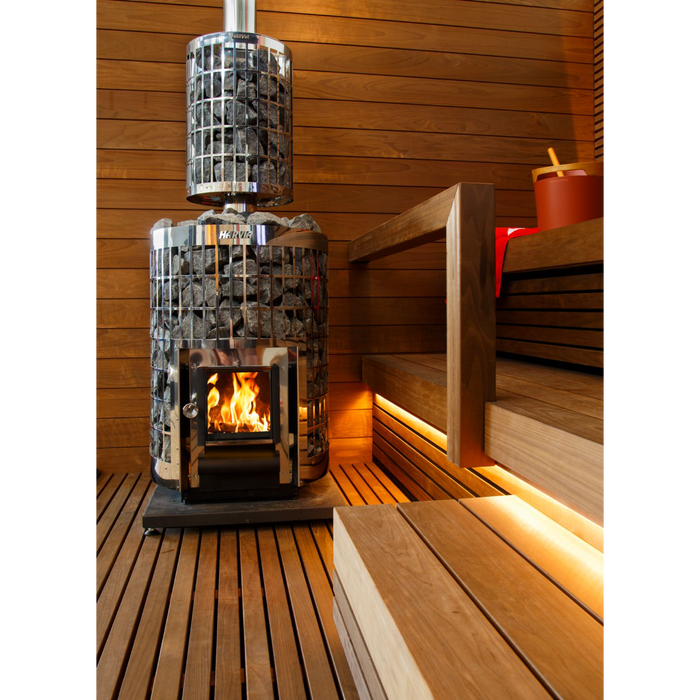 Harvia Cilindro 20 17kW Wood-Burning Sauna Stove | WKPC20S