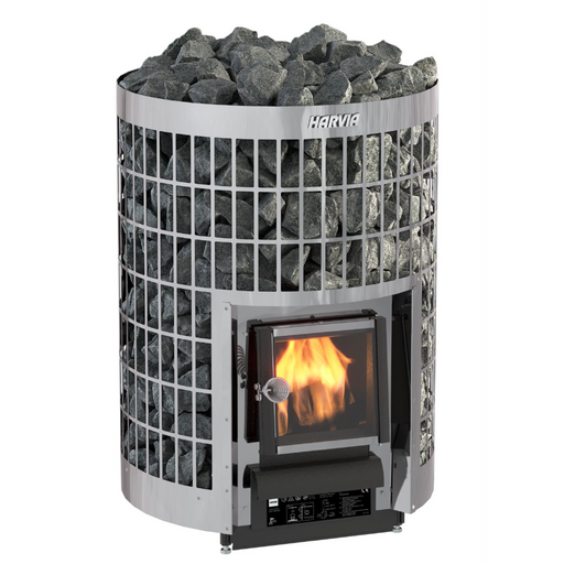 Harvia Cilindro 20 17kW Wood-Burning Sauna Stove | WKPC20S
