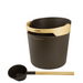 Harvia Helmi Sauna Bucket & Ladle - Chocolate