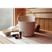 Harvia Helmi Sauna Bucket & Ladle - Chocolate