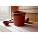 Harvia Helmi Sauna Bucket & Ladle - Chocolate