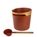 Harvia Helmi Sauna Bucket & Ladle - Chocolate