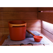 Harvia Helmi Sauna Bucket & Ladle - Chocolate