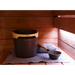 Harvia Helmi Sauna Bucket & Ladle - Chocolate