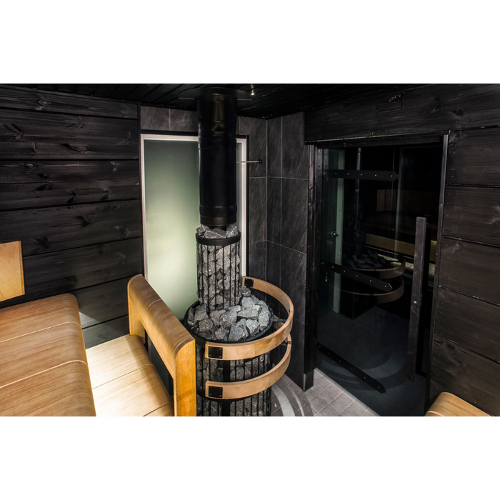 Harvia Legend 240 Duo Wood-Burning Sauna Stove/Fireplace Combo | WKLE20DUOM