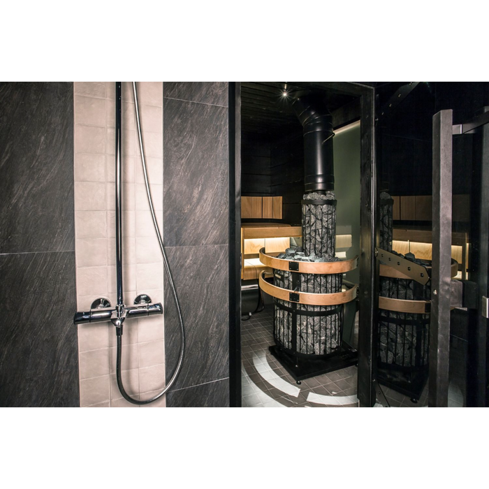 Harvia Legend 240 Duo Wood-Burning Sauna Stove/Fireplace Combo | WKLE20DUOM