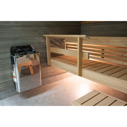 Harvia The Wall Electric Sauna Heater with Built-In Controls (SWS60/SWS80) (6kW/8kW) (HSWS6U1B/HSWS8U1B)