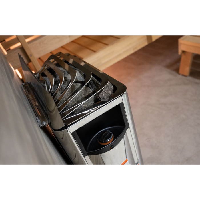 Harvia The Wall Electric Sauna Heater with Built-In Controls (SWS60/SWS80) (6kW/8kW) (HSWS6U1B/HSWS8U1B)