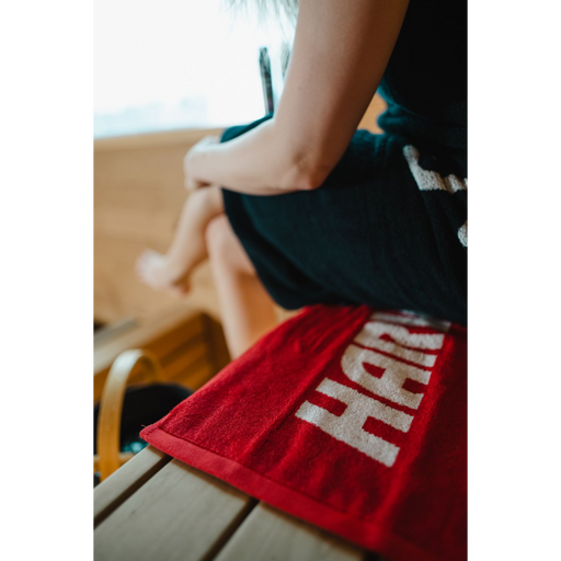 Harvia Red Sauna Bath Towel (28"×56") | SAC80401