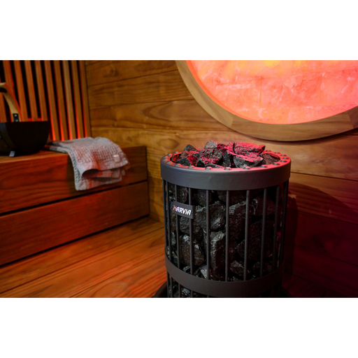 Harvia AC3040 Black Vulcanite Split-Face Sauna Stones (5-10cm)