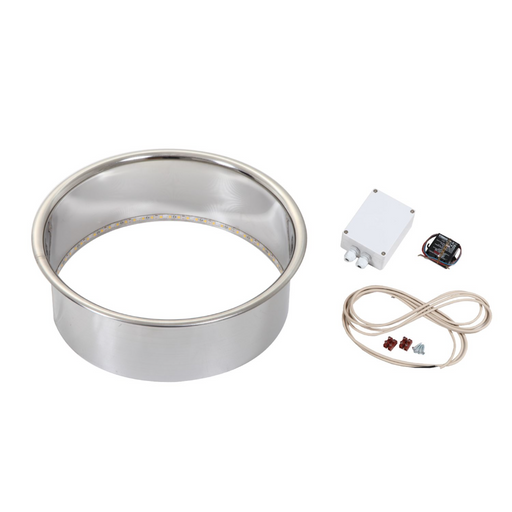 Harvia Cilindro Embedding Flange with LED Lighting | HPCU2L