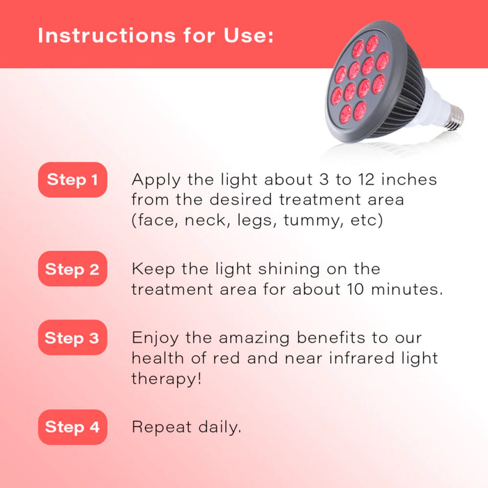 Hooga HG24 Handheld Red Light Therapy Device
