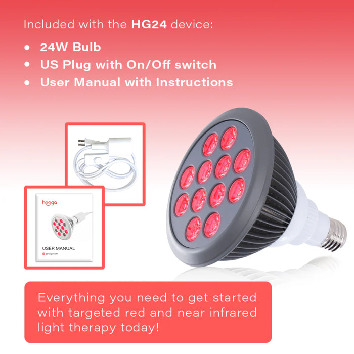 Hooga HG24 Handheld Red Light Therapy Device