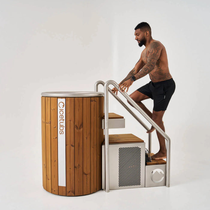 Icetubs IceBarrel Thermowood & Stainless Cold Plunge Tub