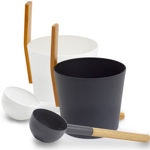 KOLO Bucket & Ladle Set 3 (Black/White)