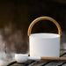 KOLO Sauna Set 2 Bucket & Ladle (White)