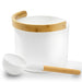 KOLO Sauna Set 2 Bucket & Ladle (White)