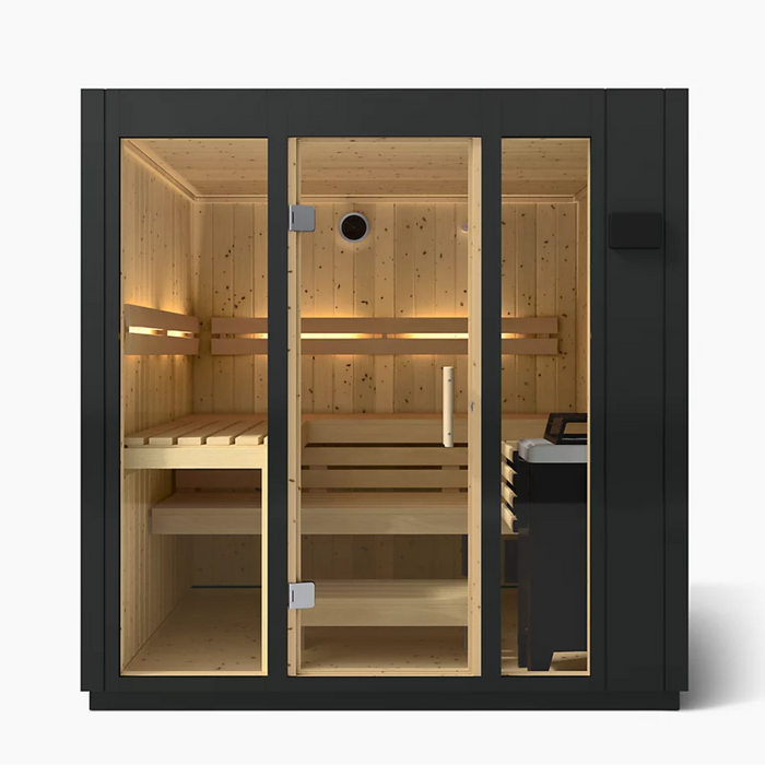 Kohler C1 Five-Person Indoor Sauna - Graphite Grey | K-39950-1FNC-CGS