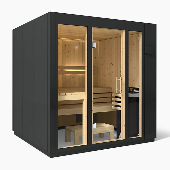 Kohler C1 Five-Person Indoor Sauna - Graphite Grey | K-39950-0FNC-CGS