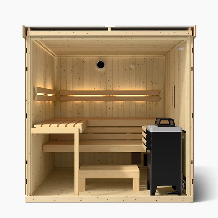 Kohler C1 Five-Person Indoor Sauna - Scandinavian Spruce | K-39166-1FNC-SPS