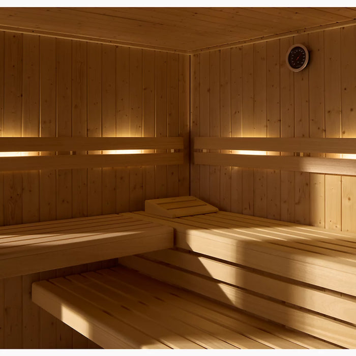 Kohler C1 Five-Person Indoor Sauna - Scandinavian Spruce | K-39166-1FNC-SPS