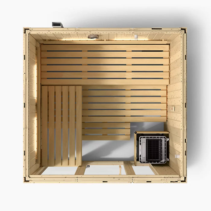 Kohler C1 Five-Person Indoor Sauna - Scandinavian Spruce | K-39166-1FNC-SPS