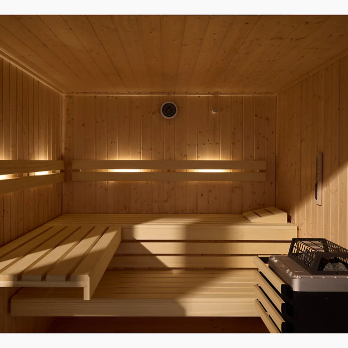 Kohler C1 Five-Person Indoor Sauna - Scandinavian Spruce | K-39166-1FNC-SPS