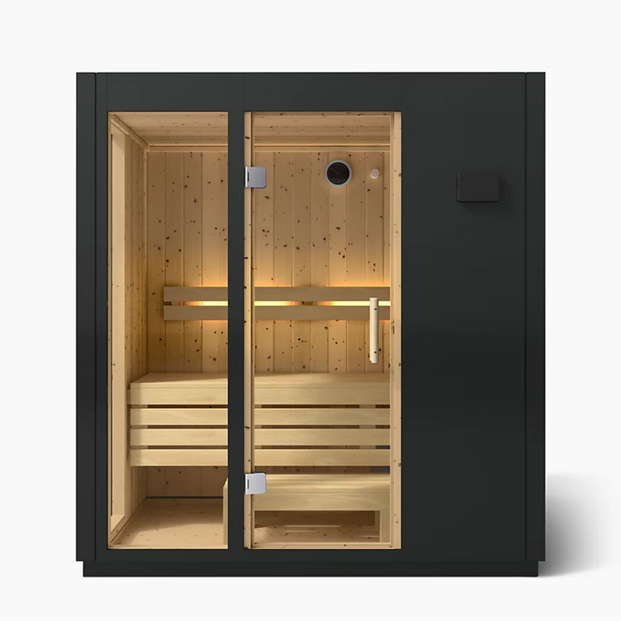 Kohler C1 Three-Person Indoor Sauna - Graphite Grey | K-39951-1FNC-SPS