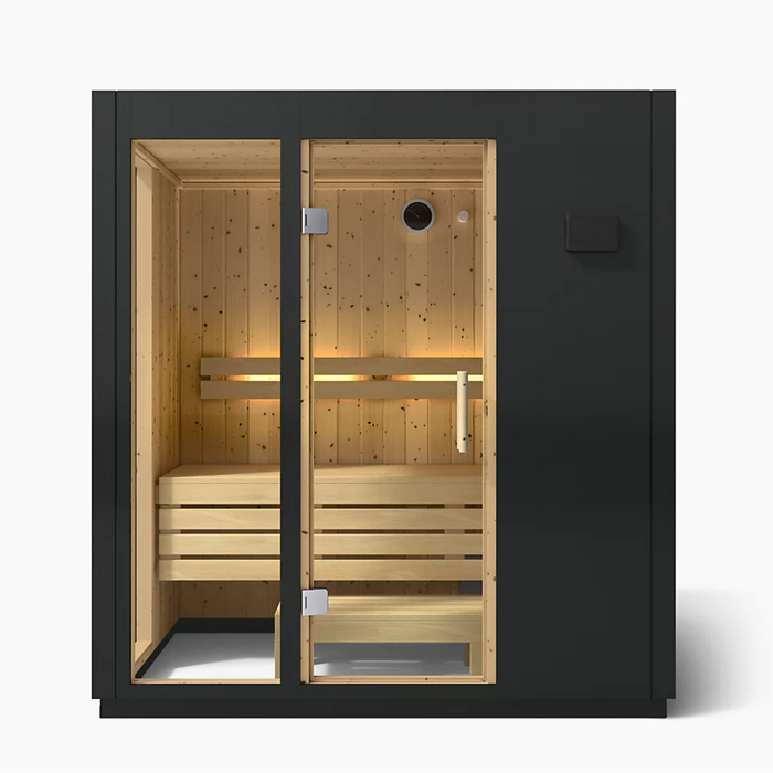 Kohler C1 Three-Person Indoor Sauna Without Floor - Graphite Grey | K-39951-0FNC-SPS