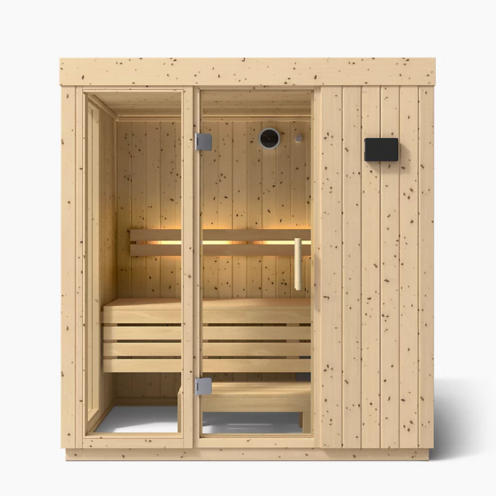 Kohler C1 Three-Person Indoor Sauna Without Floor - Scandinavian Spruce | 38441-0FNC-SPS