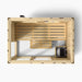 Kohler C1 Three-Person Indoor Sauna Without Floor - Scandinavian Spruce | 38441-0FNC-SPS