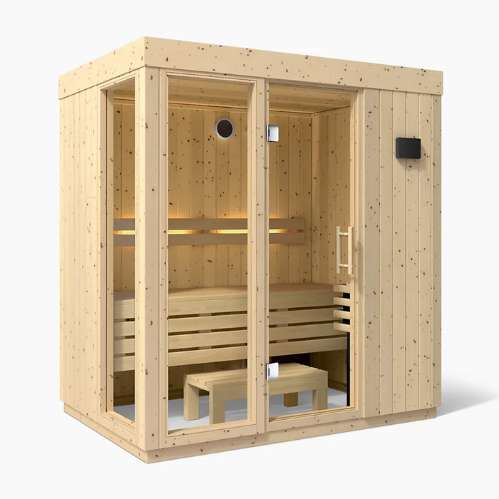Kohler C1 Three-Person Indoor Sauna Without Floor - Scandinavian Spruce | 38441-0FNC-SPS