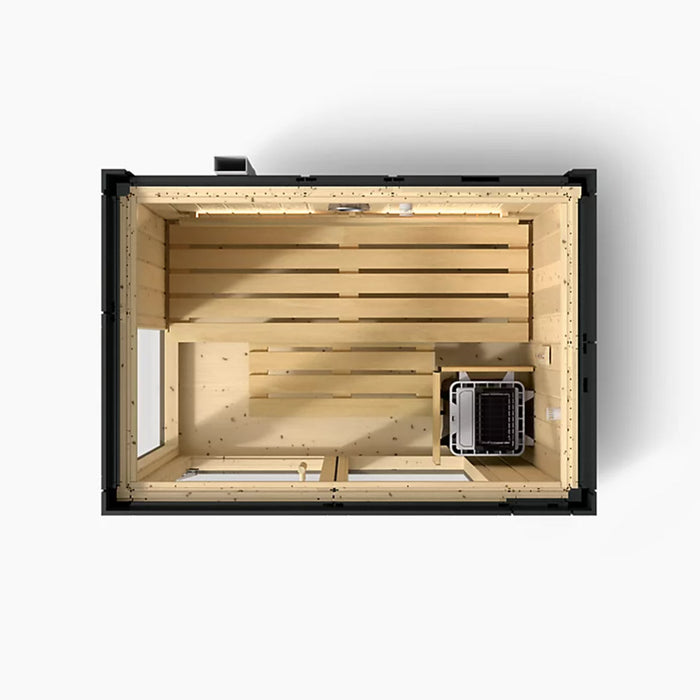 Kohler C1 Two-Person Indoor Sauna - Graphite Grey | K-39963-1FNC-CGS