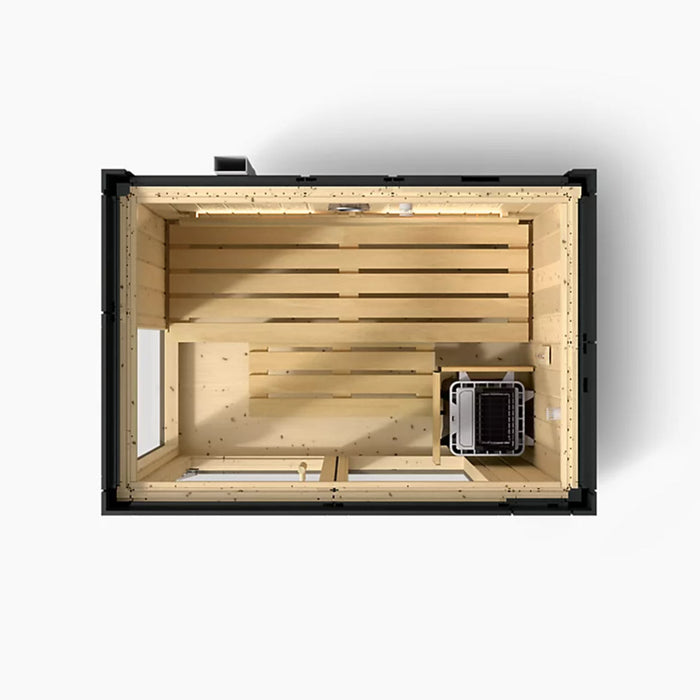 Kohler C1 Two-Person Indoor Sauna - Graphite Grey | K-39963-1FNC-CGS