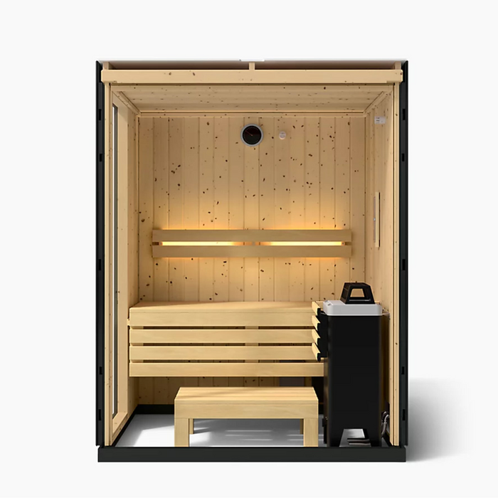 Kohler C1 Two-Person Indoor Sauna - Graphite Grey | K-39963-0FNC-CGS