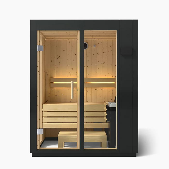 Kohler C1 Two-Person Indoor Sauna - Graphite Grey | K-39963-0FNC-CGS