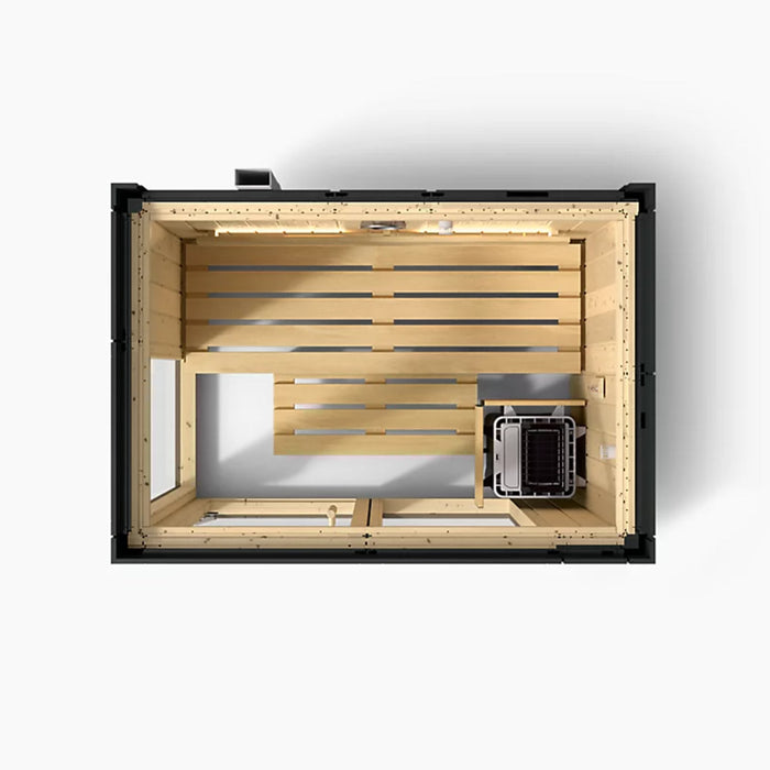 Kohler C1 Two-Person Indoor Sauna - Graphite Grey | K-39963-0FNC-CGS