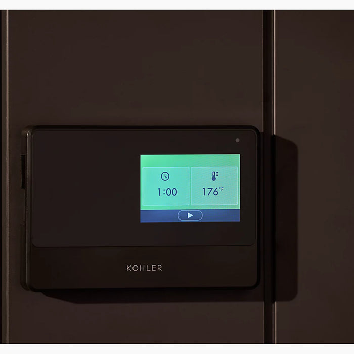 Kohler C1 Two-Person Indoor Sauna - Graphite Grey | K-39963-1FNC-CGS