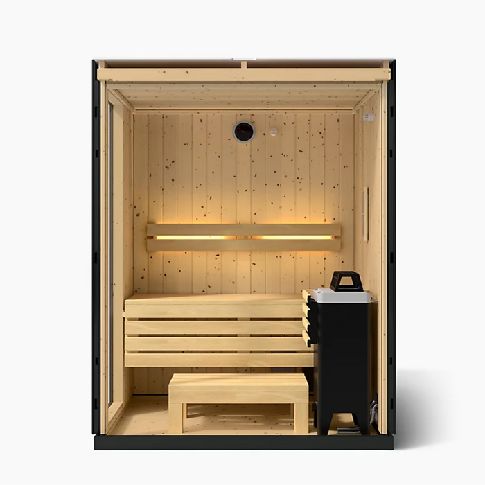 Kohler C1 Two-Person Indoor Sauna - Graphite Grey | K-39963-1FNC-CGS