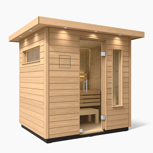 Kohler C2 Three-Person Outdoor Sauna - Douglas Fir | K-39167-1FNC-DFS