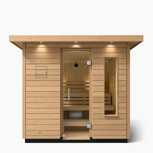 Kohler C2 Five-Person Outdoor Sauna - Douglas Fir | K-39188-1FNC-DFS