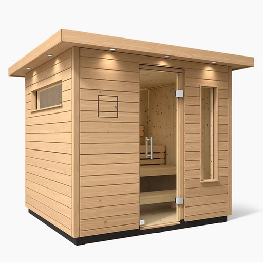 Kohler C2 Five-Person Outdoor Sauna - Douglas Fir | K-39188-1FNC-DFS