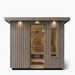 Kohler C2 Five-Person Outdoor Sauna - Weathered Grey Spruce | K-40045-1FNC-WGS