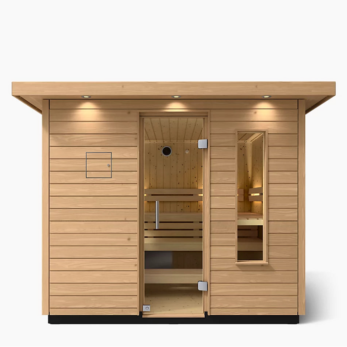 Kohler C2 Six-Person Outdoor Sauna - Douglas Fir | K-39189-1FNC-DFS