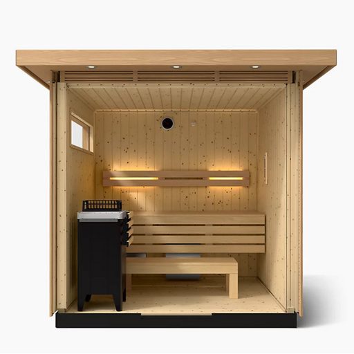 Kohler C2 Three-Person Outdoor Sauna - Douglas Fir | K-39167-1FNC-DFS