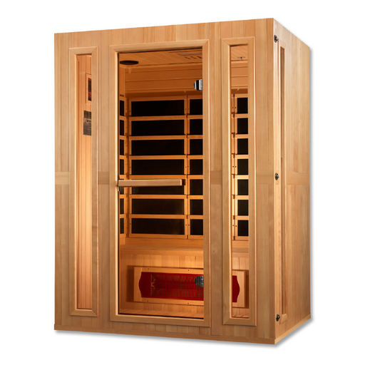 Maxxus Trinity Dual Tech 3-Person Corner Low EMF Far Infrared Sauna | MX-LS3-01