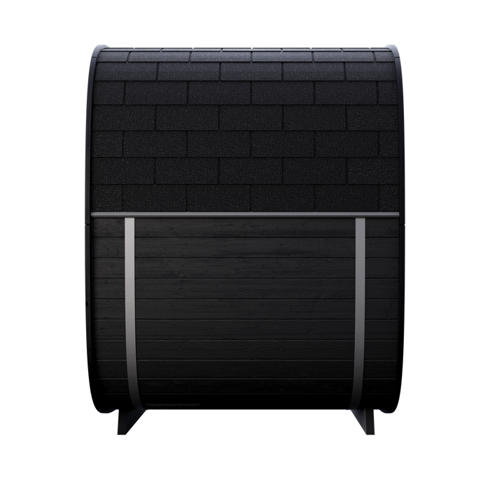 Leil® Black Cube Premium Outdoor Sauna Kit