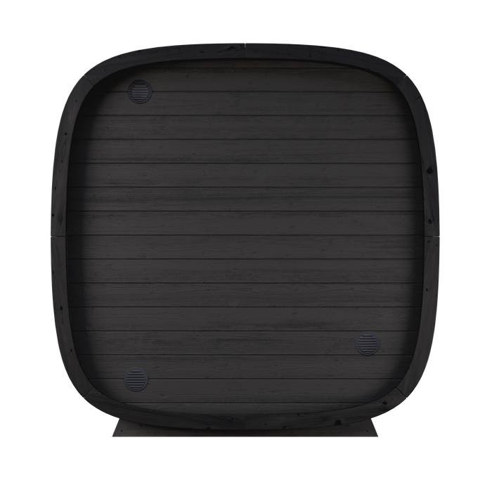 Leil® Black Cube Premium Outdoor Sauna Kit